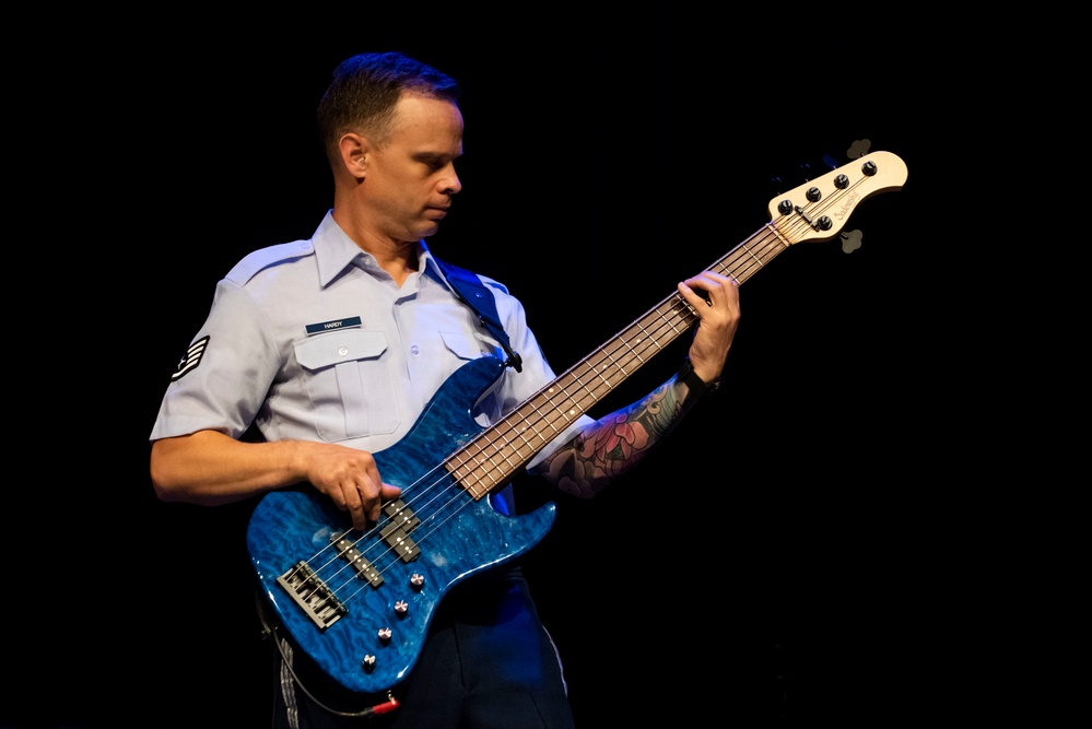 U.S. Air Forces Ambassadors Rock Band performs in Poland