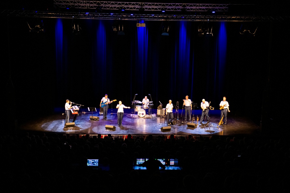 U.S. Air Forces Ambassadors Rock Band performs in Poland