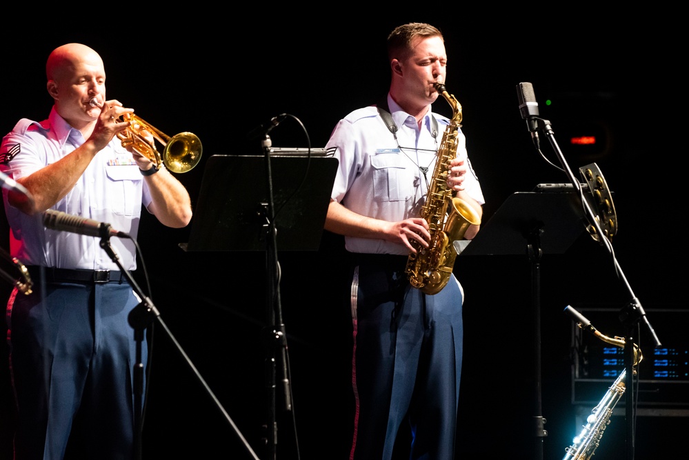 U.S. Air Forces Ambassadors Rock Band performs in Poland