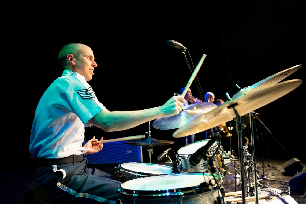 U.S. Air Forces Ambassadors Rock Band performs in Poland