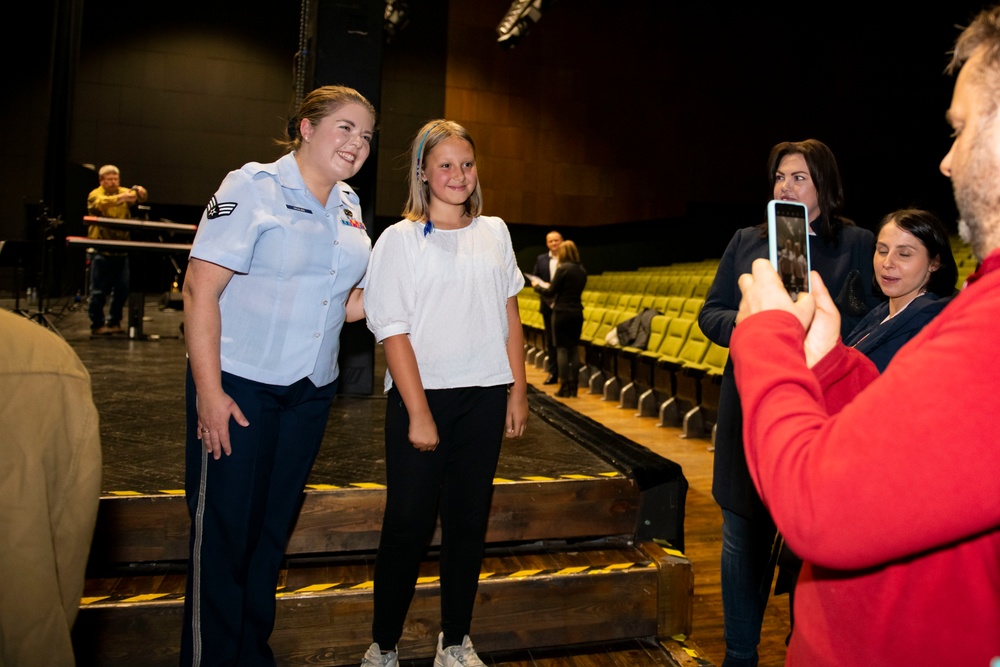 U.S. Air Forces Ambassadors Rock Band performs in Poland