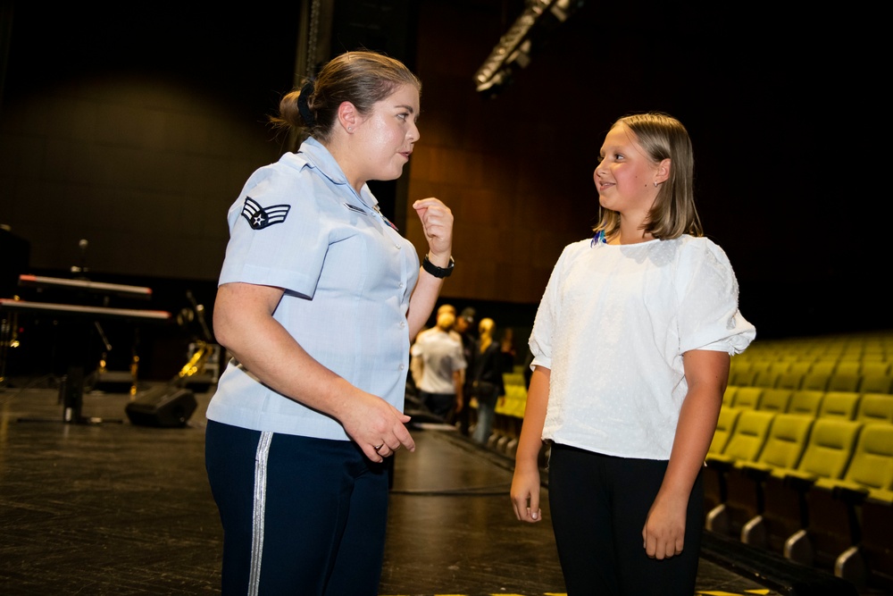 U.S. Air Forces Ambassadors Rock Band performs in Poland