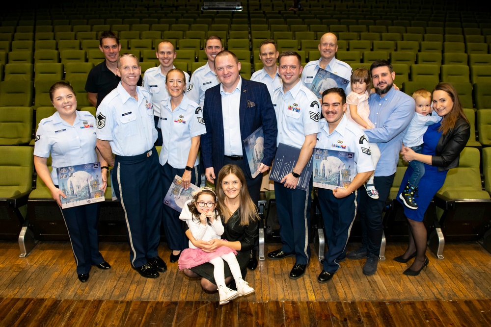 U.S. Air Forces Ambassadors Rock Band performs in Poland