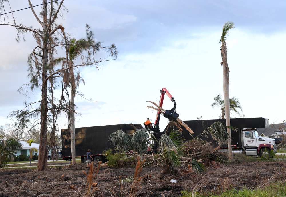 Crews Continue Work on Cleaning Up Pine Island