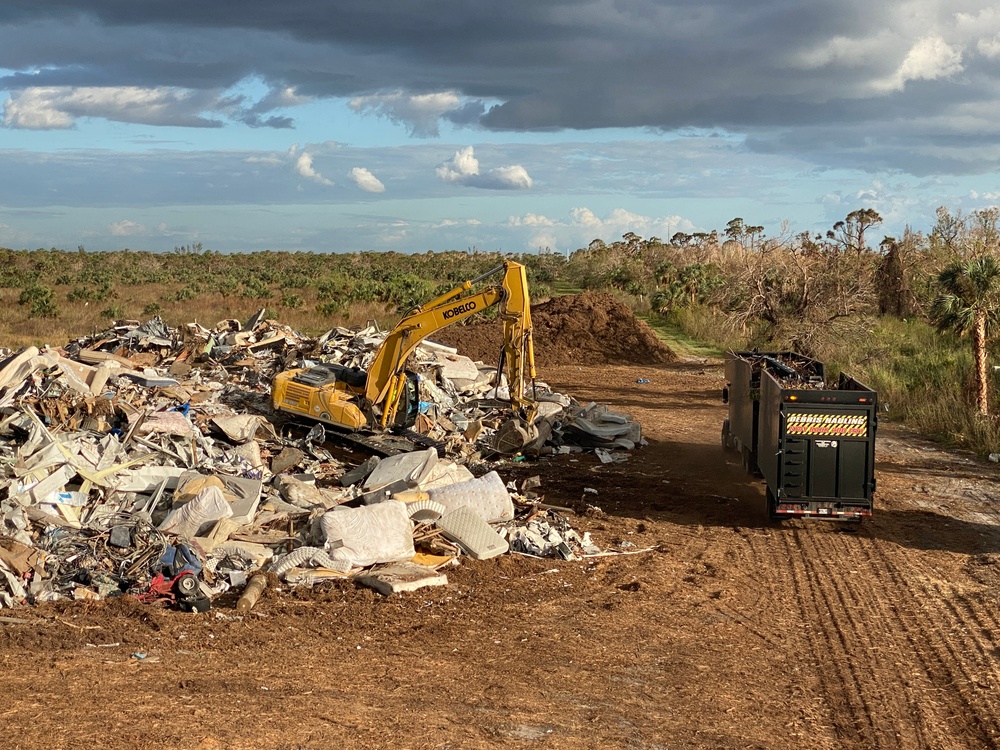 A Collection Site is Strictly Monitored on Pine Island