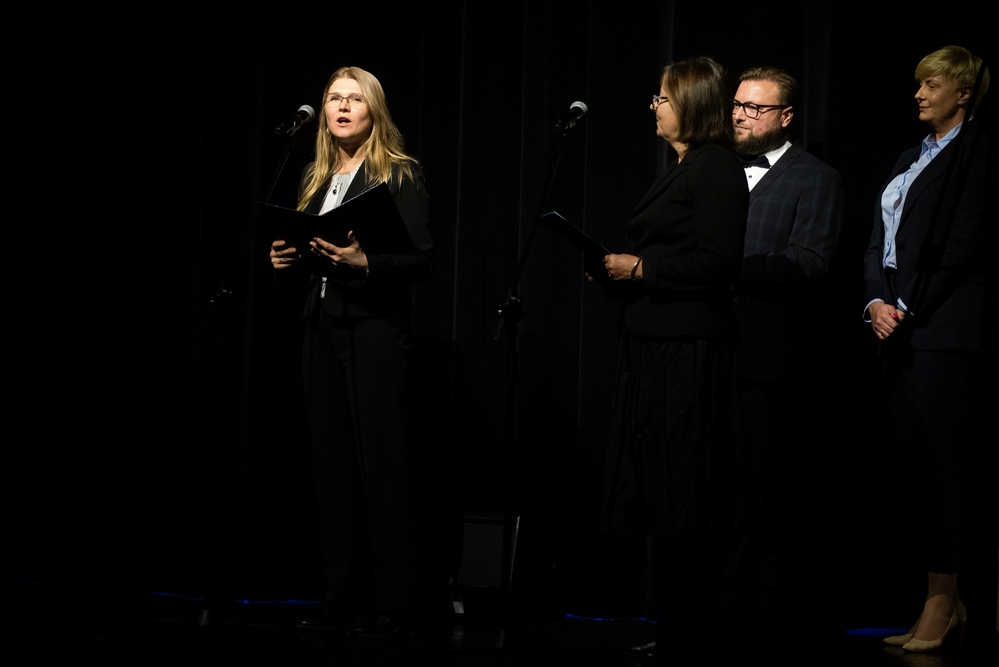 U.S. Air Forces Ambassadors Rock Band performs in Poland