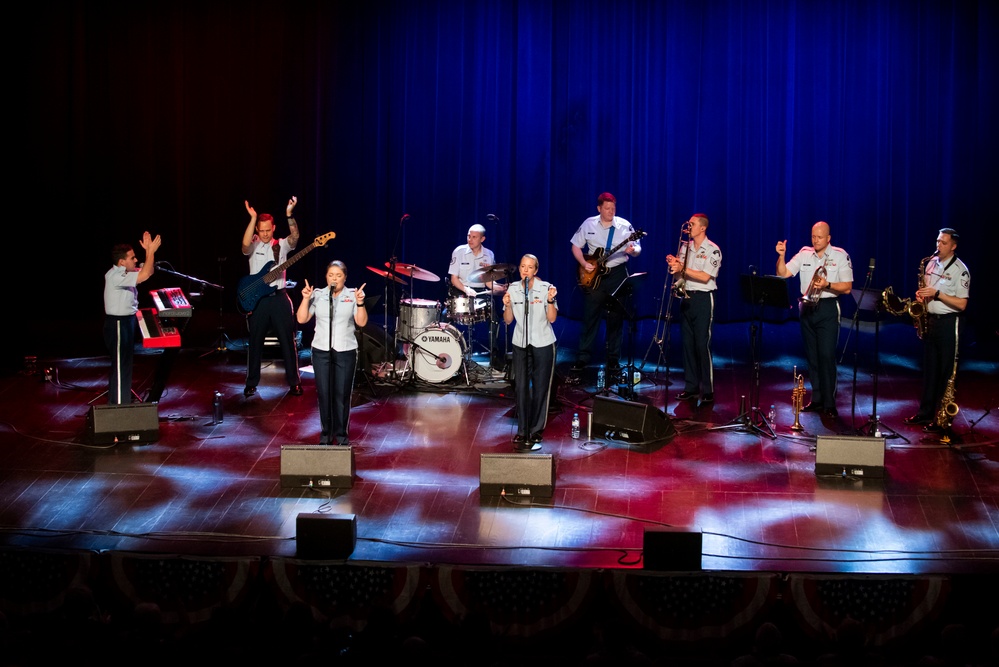 U.S. Air Forces Ambassadors Rock Band performs in Poland