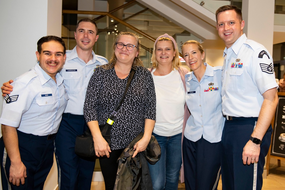 U.S. Air Forces Ambassadors Rock Band performs in Poland