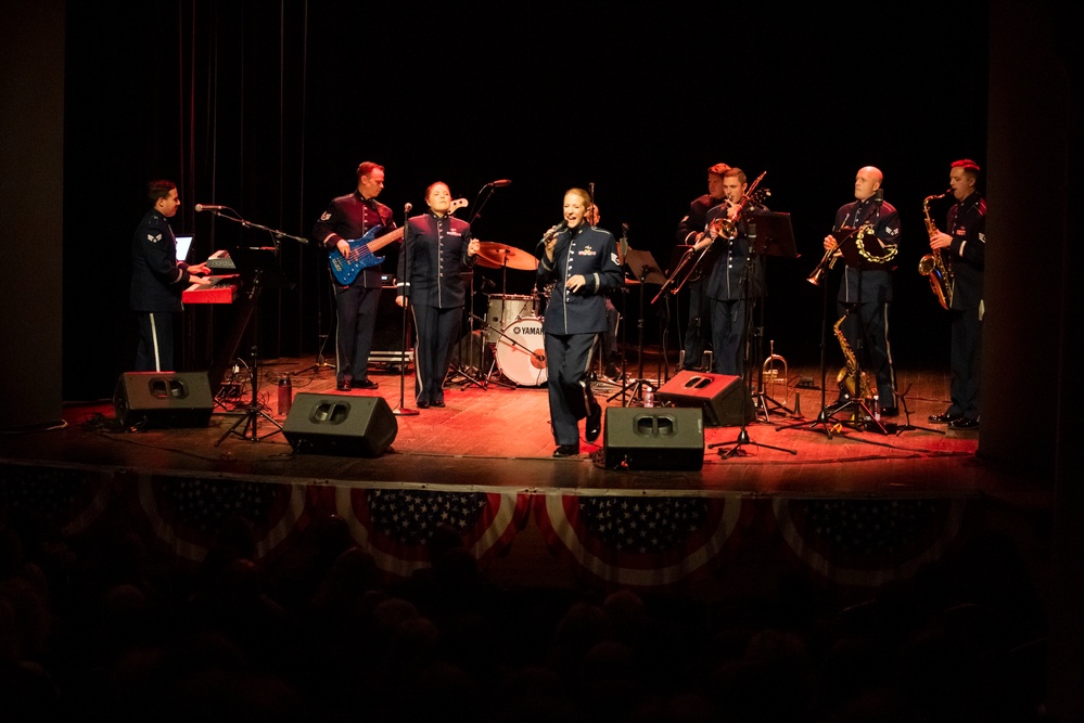 U.S. Air Forces Ambassadors Rock Band performs in Poland