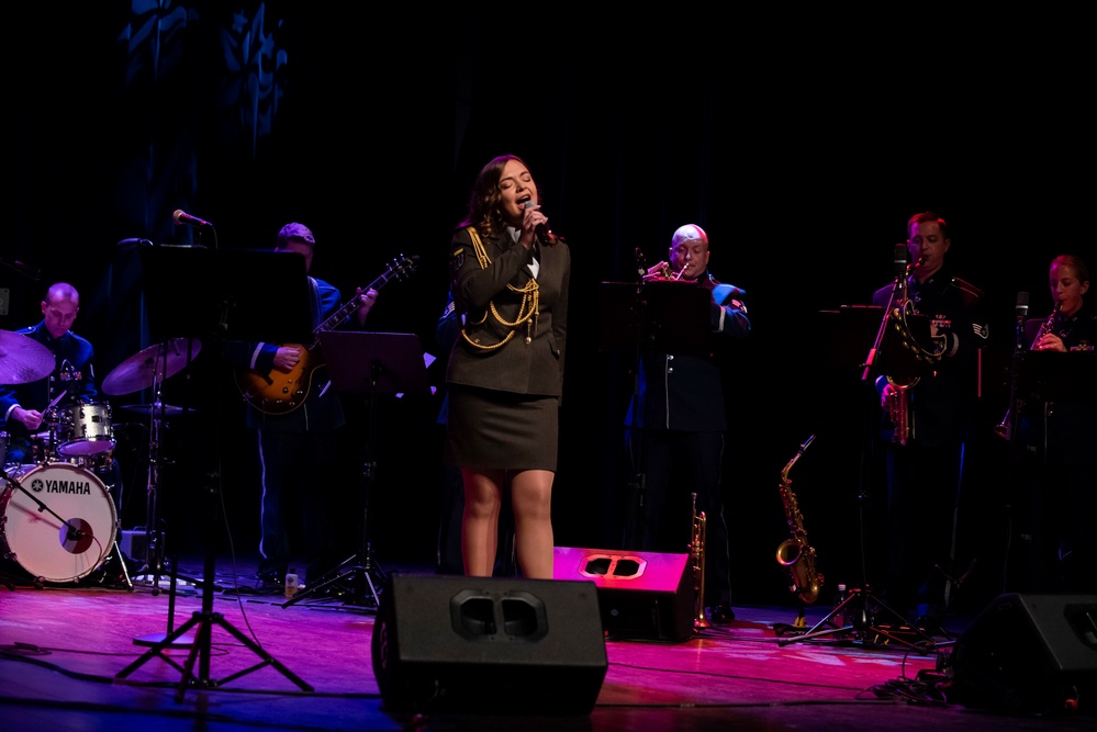 U.S. Air Forces Ambassadors Rock Band performs in Poland