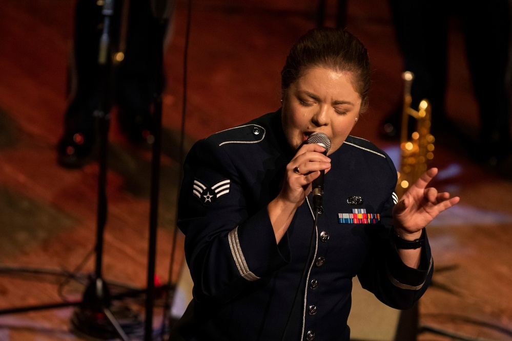 U.S. Air Forces Ambassadors Rock Band performs in Poland