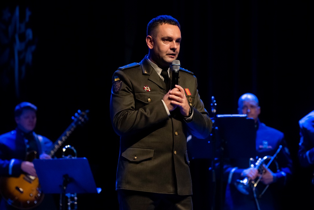 U.S. Air Forces Ambassadors Rock Band performs in Poland