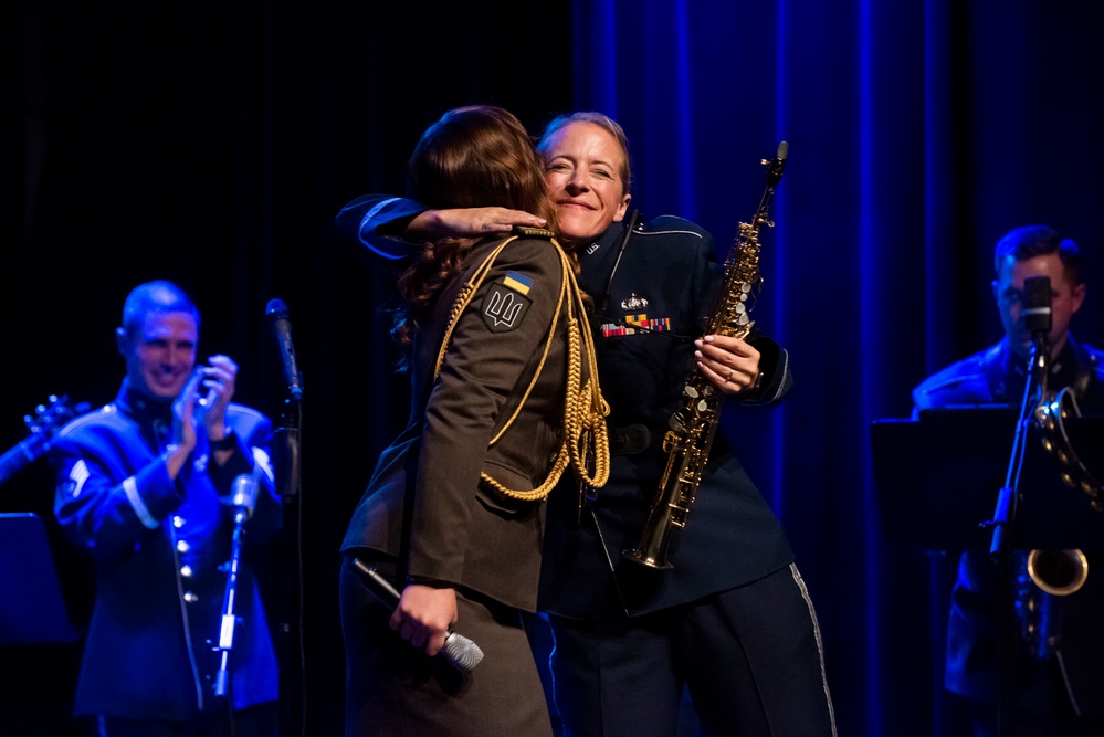 U.S. Air Forces Ambassadors Rock Band performs in Poland