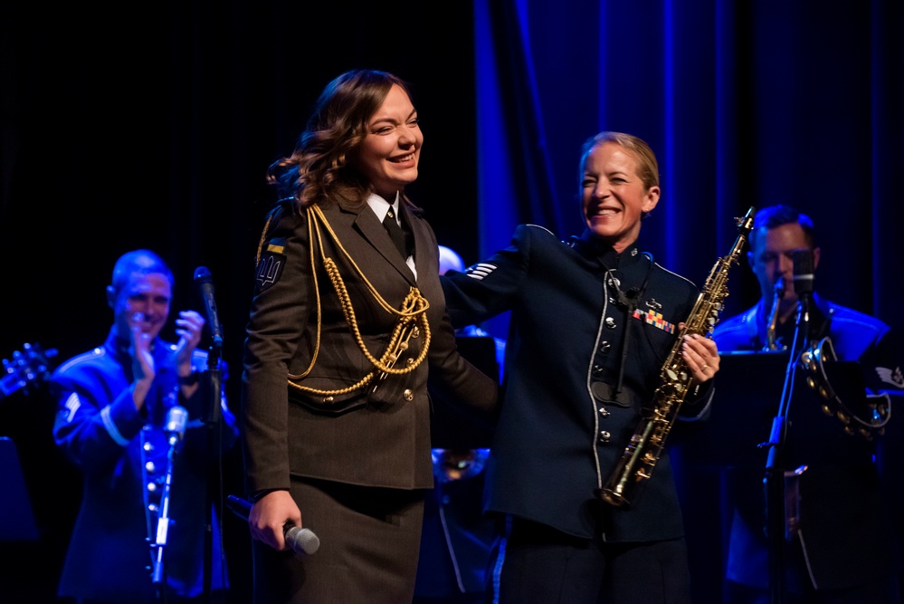 U.S. Air Forces Ambassadors Rock Band performs in Poland