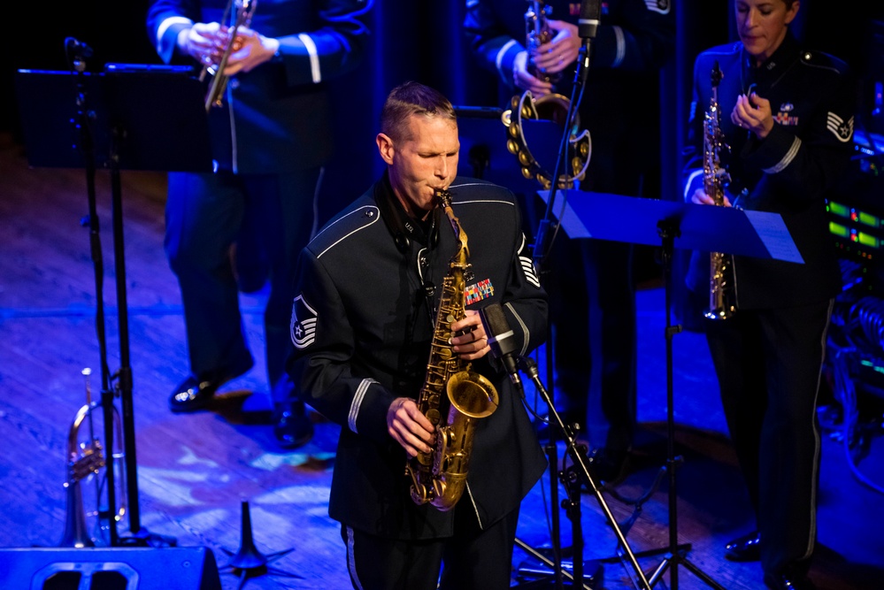 U.S. Air Forces Ambassadors Rock Band performs in Poland