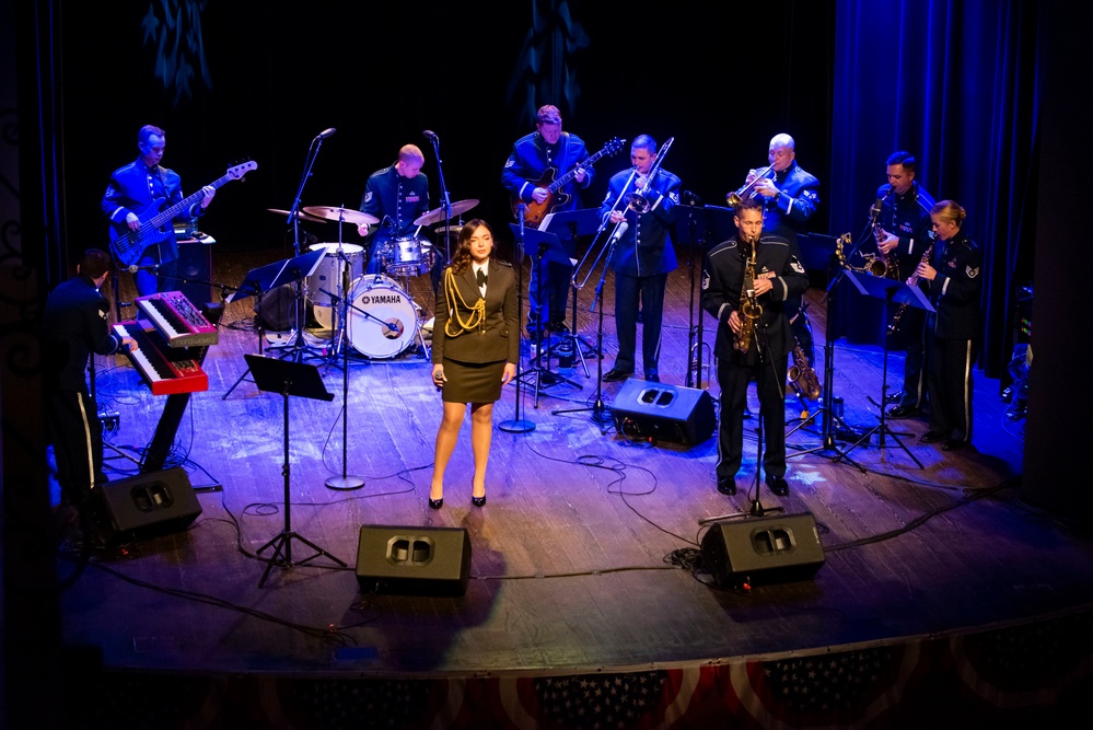 U.S. Air Forces Ambassadors Rock Band performs in Poland