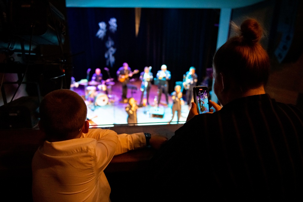 U.S. Air Forces Ambassadors Rock Band performs in Poland