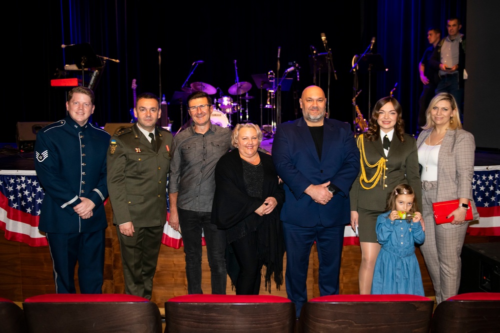 U.S. Air Forces Ambassadors Rock Band performs in Poland