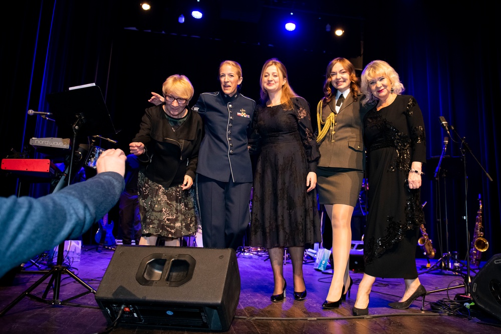 U.S. Air Forces Ambassadors Rock Band performs in Poland