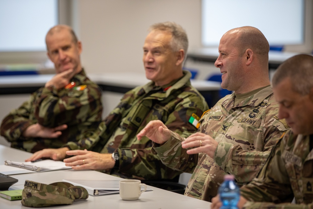 Irish Defense Force visit Grafenwoehr Training Area