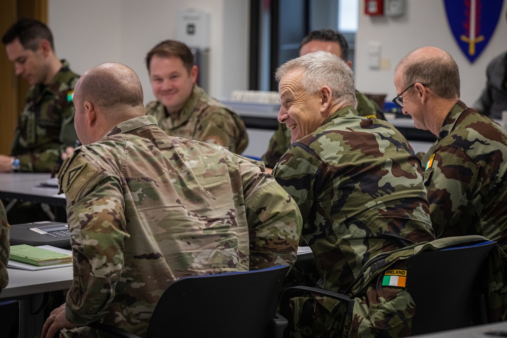 Irish Defense Force visit Grafenwoehr Training Area