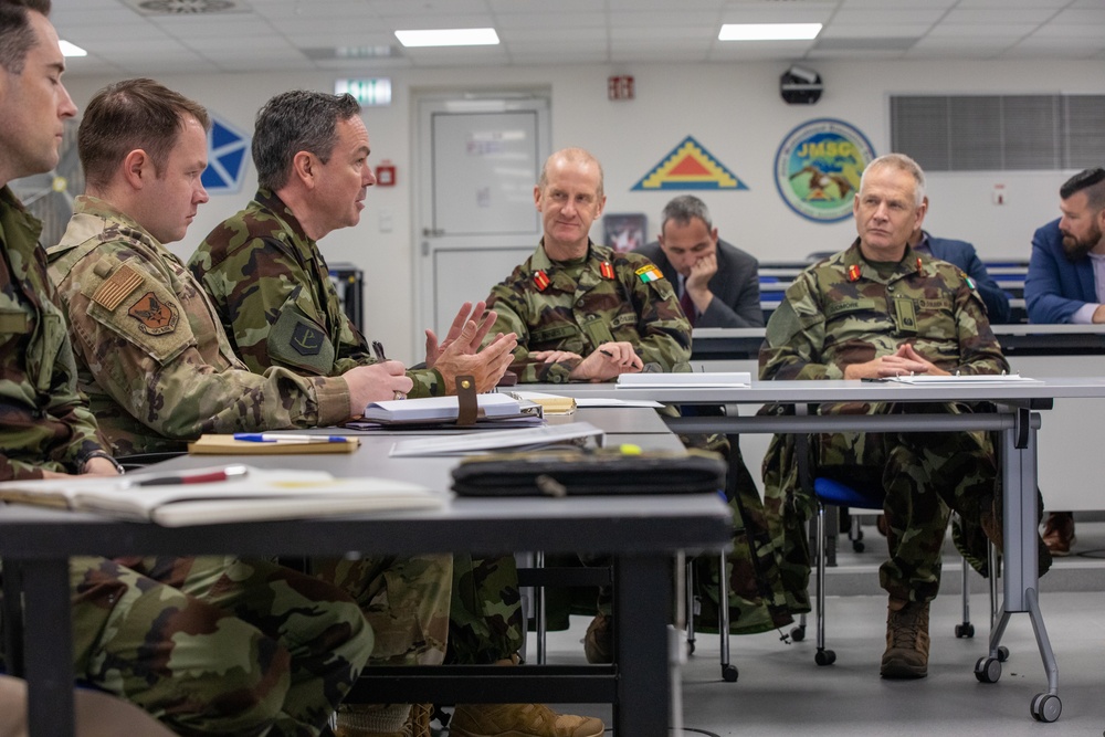 Irish Defense Force visit Grafenwoehr Training Area