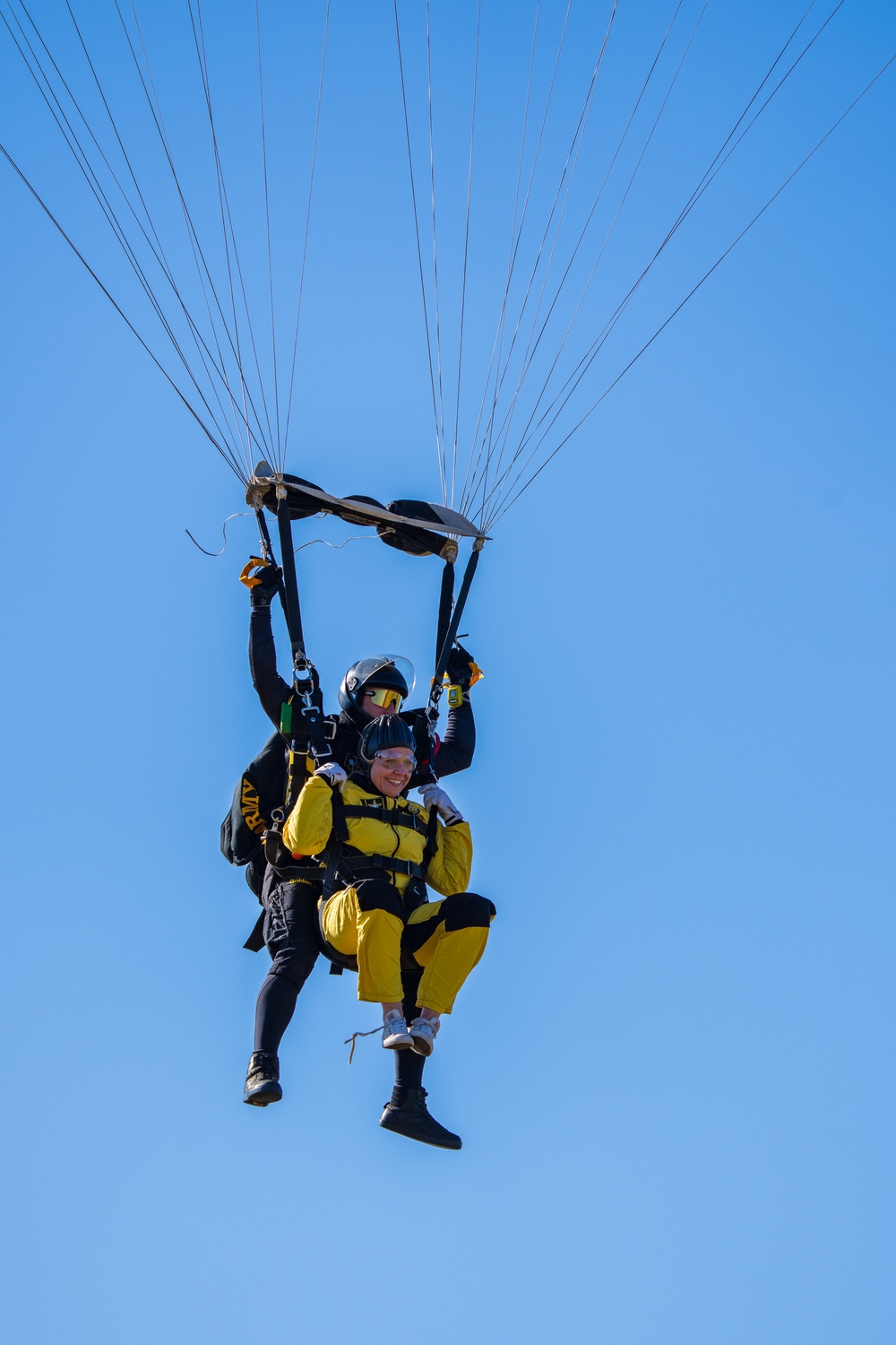 The U.S. Army Parachute Team skydives in southern Illinois