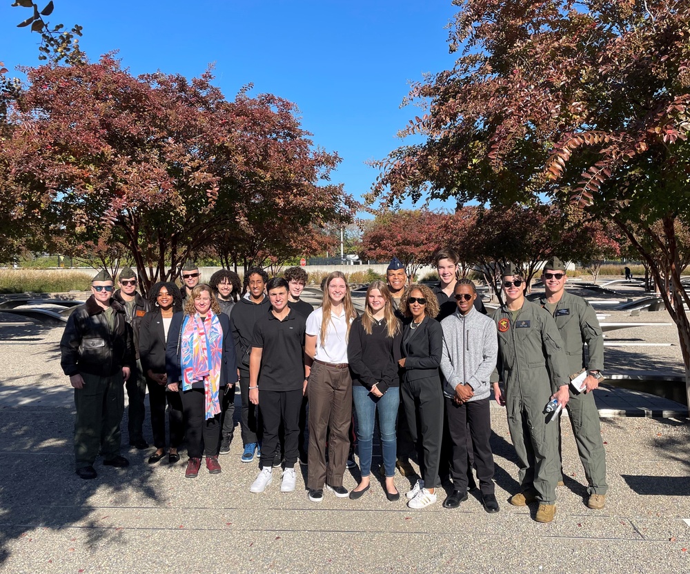 Aviation Youth Mentoring Program Visits Pentagon