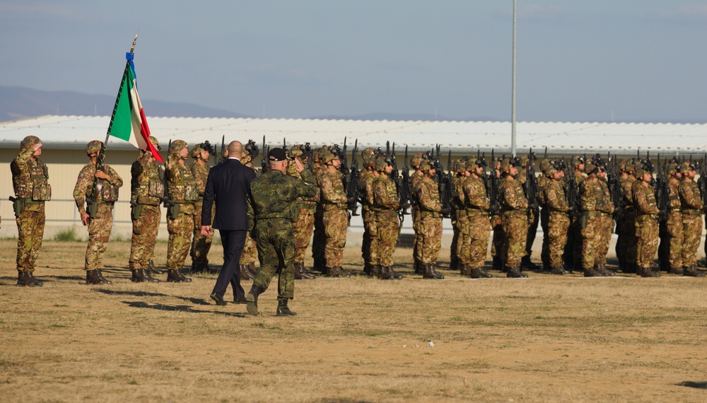 Bulgarian Battlegroup handed over to Italians during HOTO Ceremony