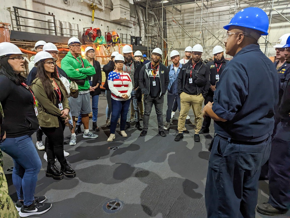 AEW Visits USS San Antonio