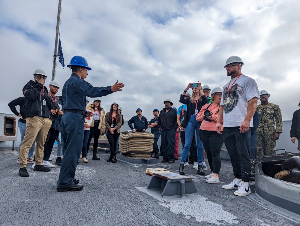 AEW Visits USS San Antonio