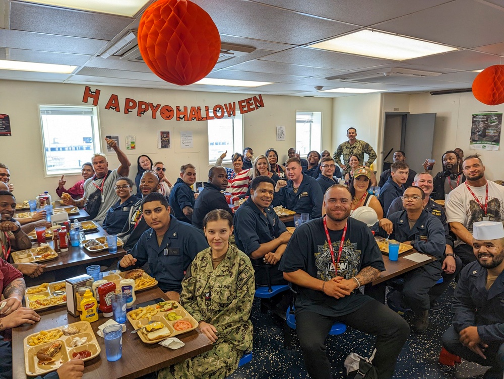 AEW Visits USS San Antonio