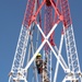 Engineering and Installation team scales tower for training