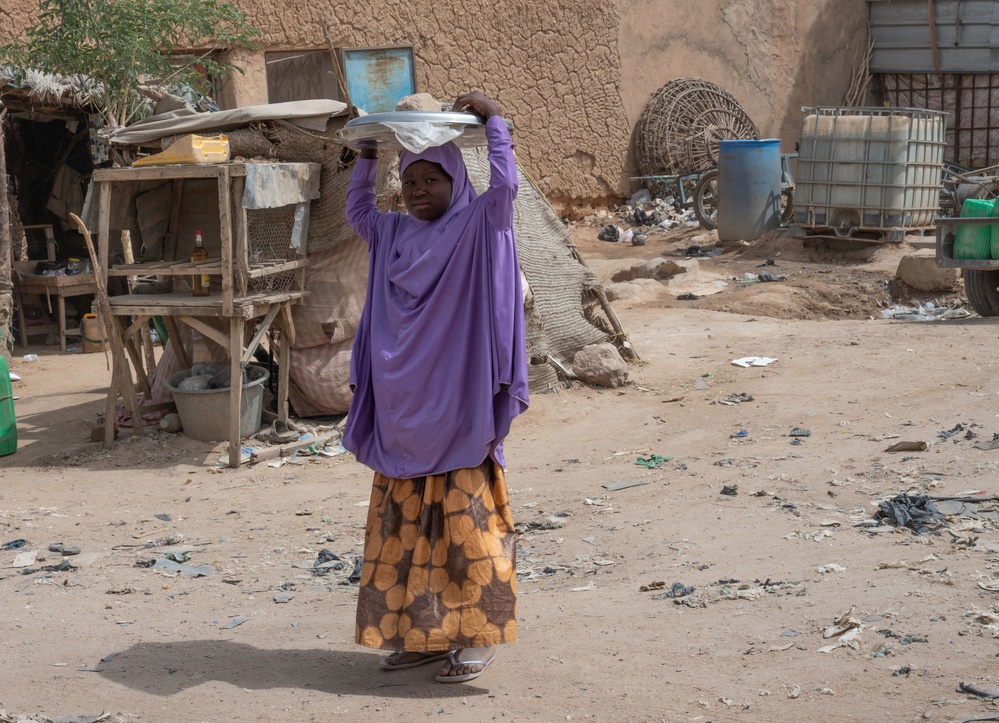 443rd Civil Affairs Battalion assess animal prices in Agadez, Niger