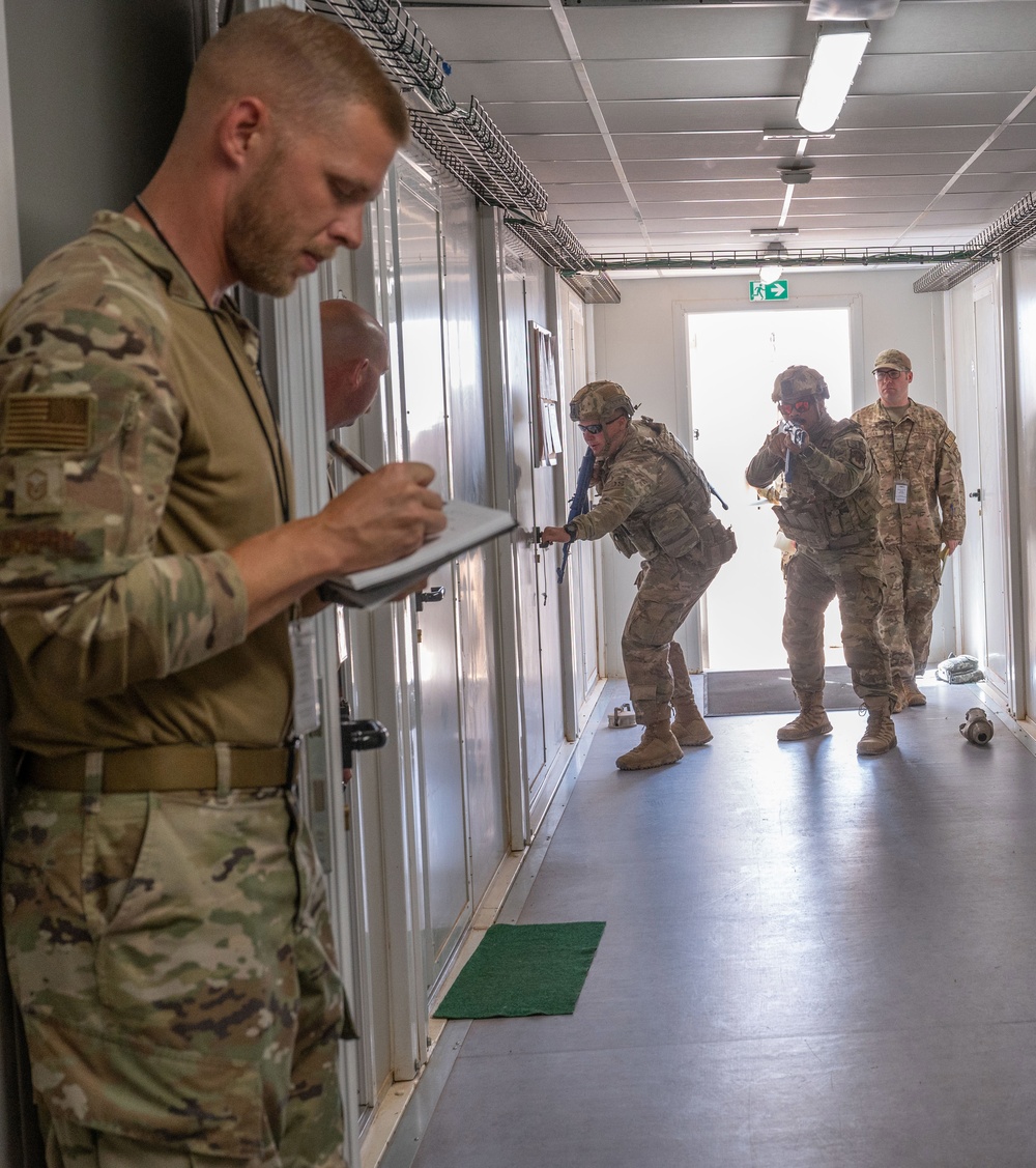 409 AEG performs base-wide active shooter response exercise