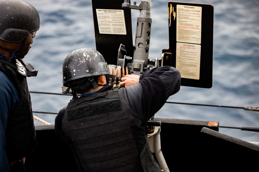 USS Ramage Conducts Crew Cert Gunshoot