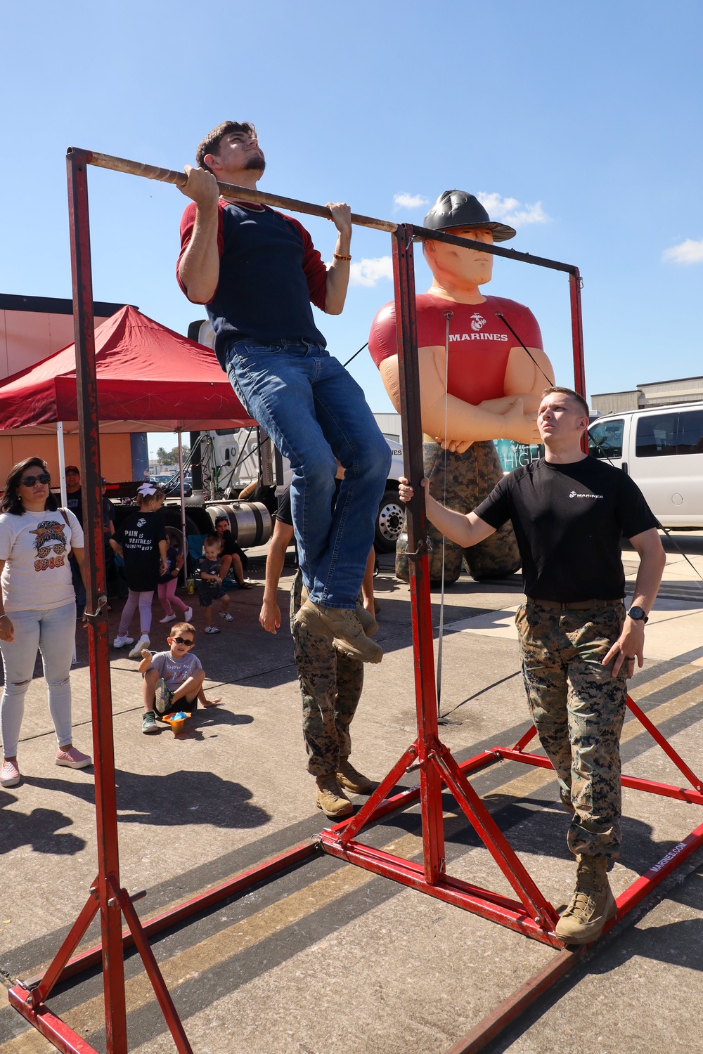 Marine Recruiting Station Jacksonville takes part at Blue Angels Air Show