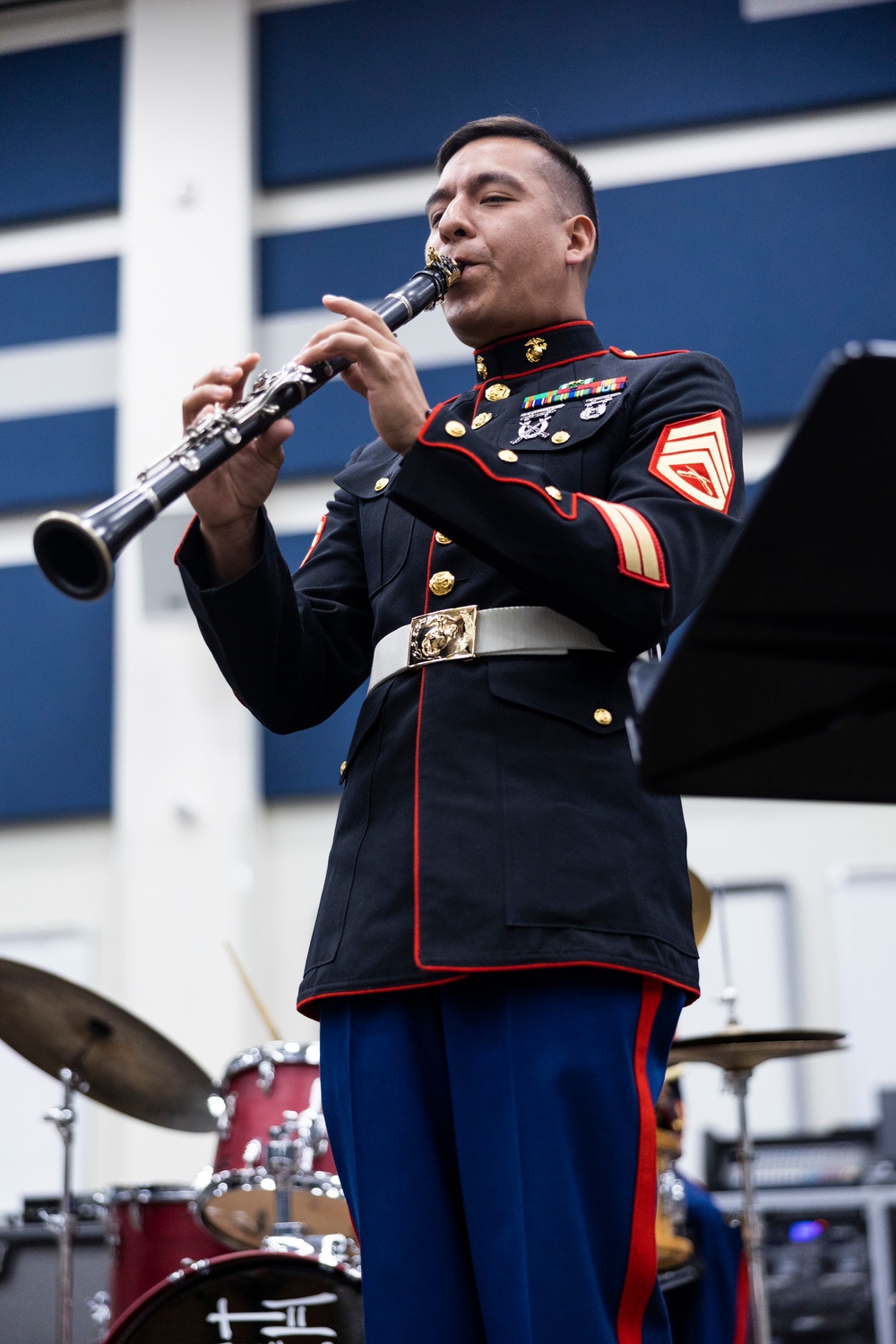 New Orleans Band Marches Into Allen High School