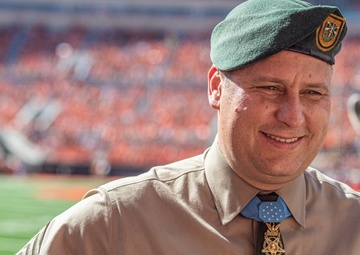 Medal of Honor Recipient returns home