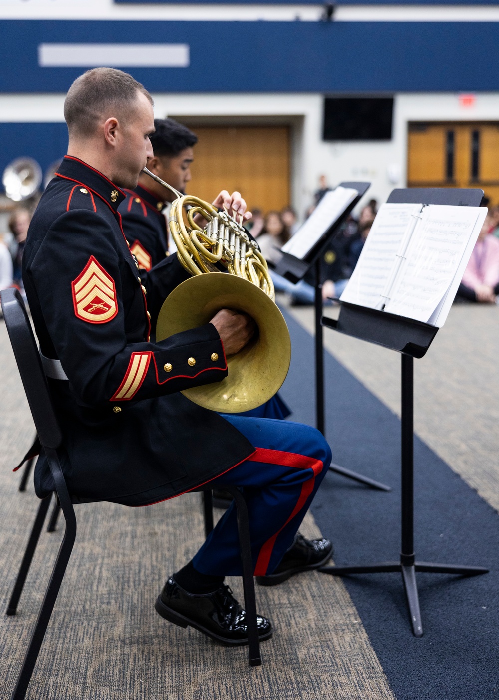 New Orleans Band Marches Into Allen High School