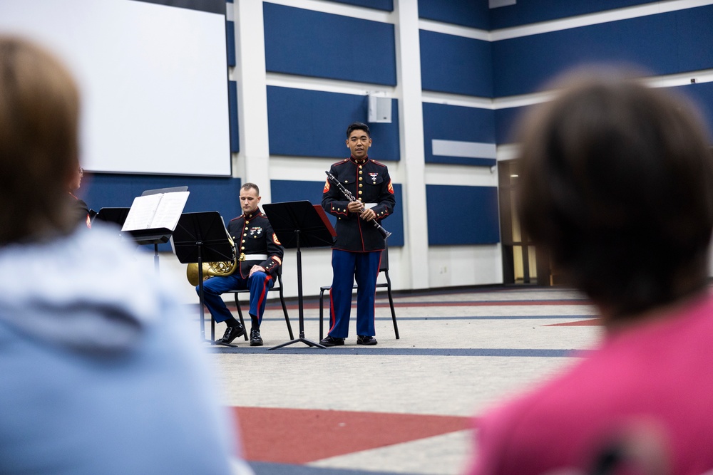 New Orleans Band Marches Into Allen High School