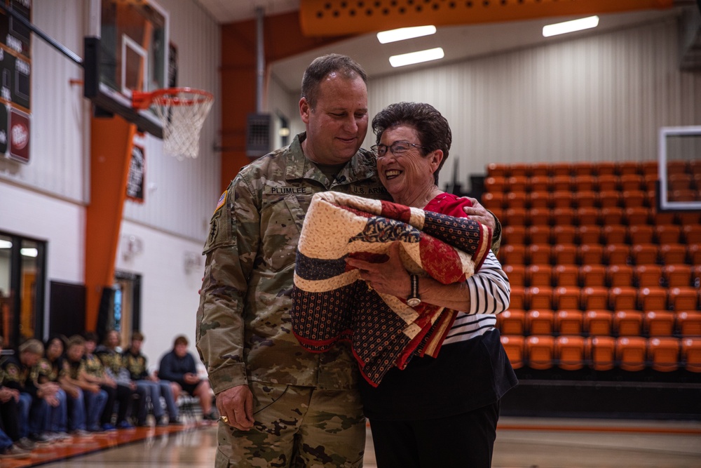 Medal of Honor Recipient returns home