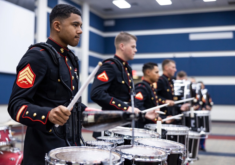 New Orleans Band Marches Into Allen High School