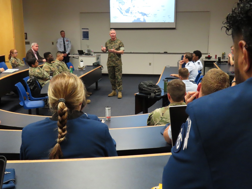 USSPACECOM CSEL Speaks to USAFA Cadets