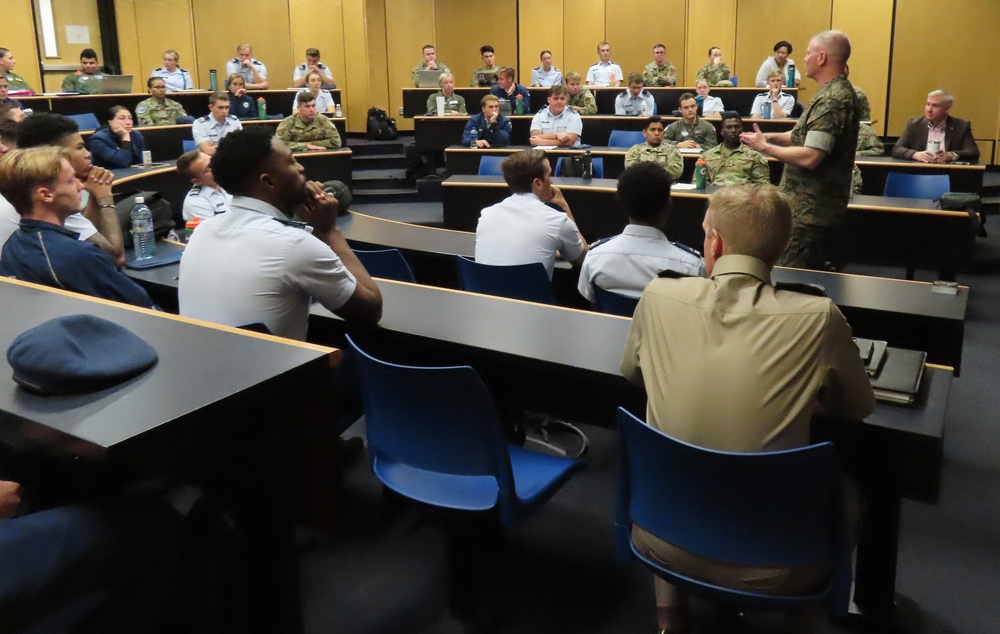 USSPACECOM CSEL Speaks to USAFA Cadets
