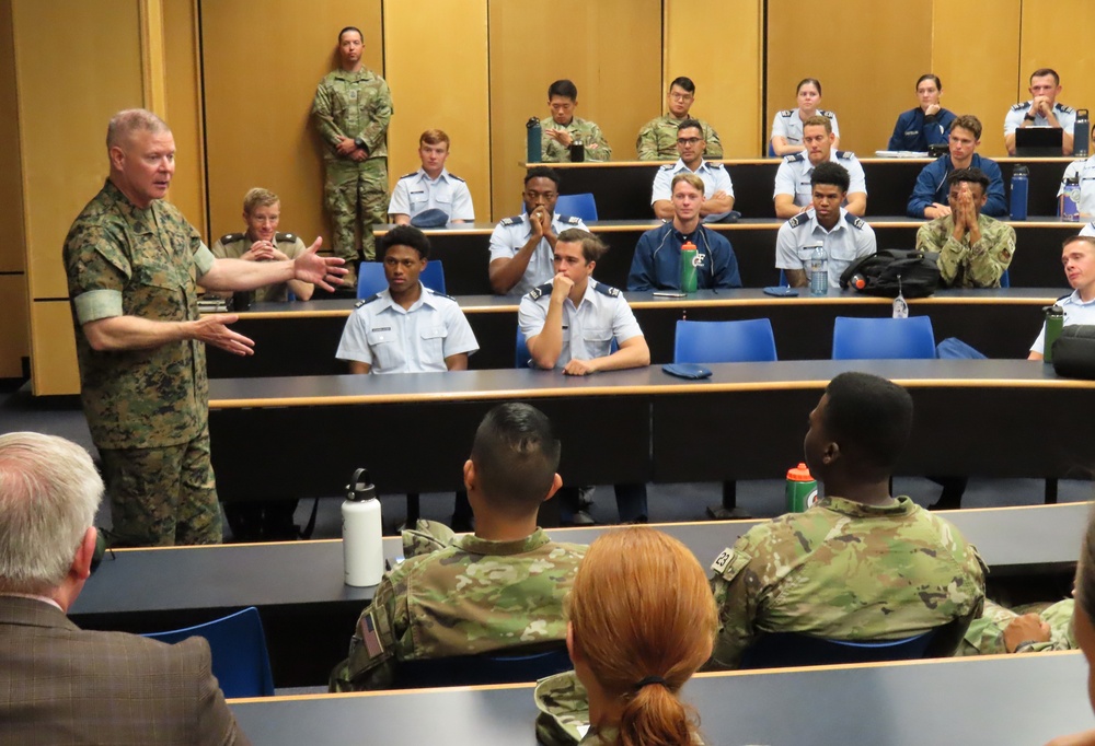 USSPACECOM CSEL Speaks to USAFA Cadets