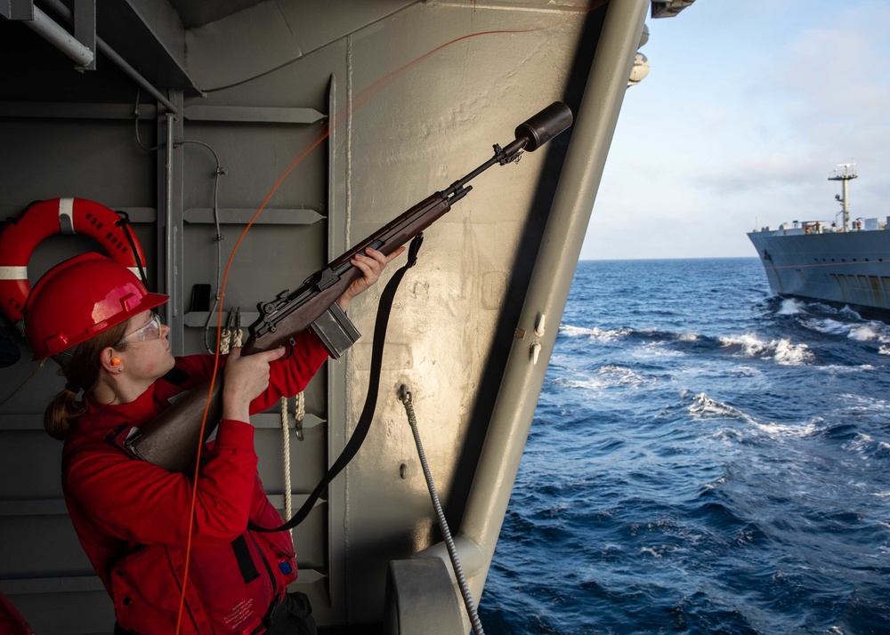 Fueling at sea aboard USS George H.W. Bush (CVN 77)