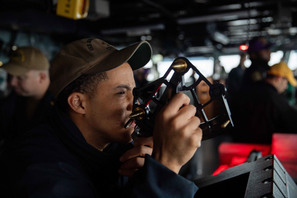 Replenishment-at-sea Onboard USS George H.W. Bush (CVN 77)