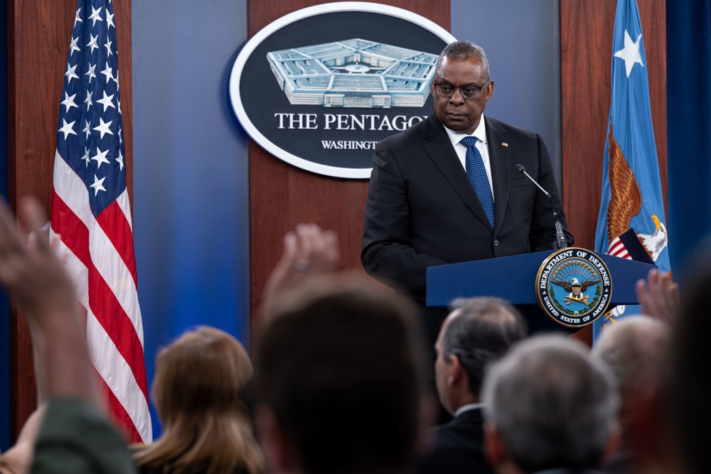 SECDEF Pentagon Press Briefing