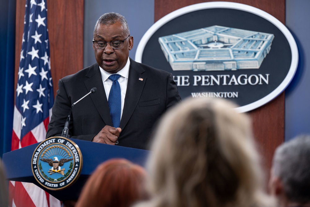 SECDEF Pentagon Press Briefing